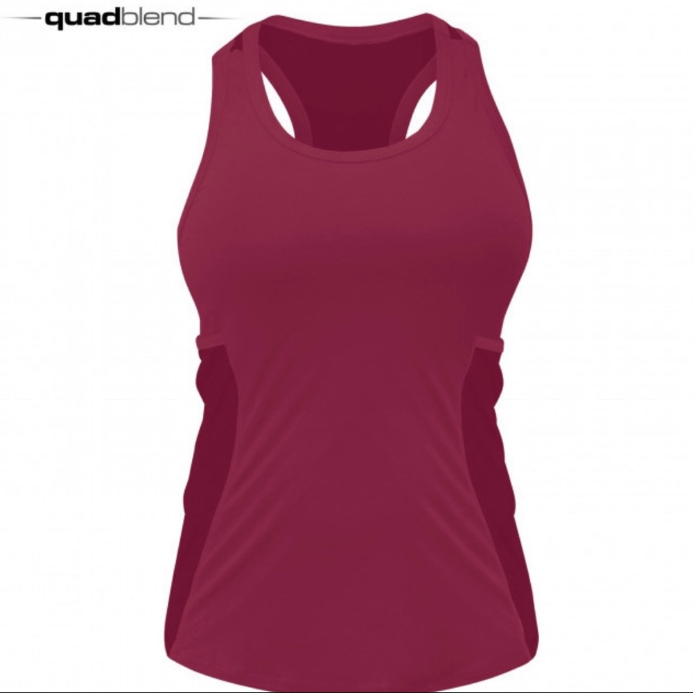 HYLETE / Accent II Racerback Tank / Plum